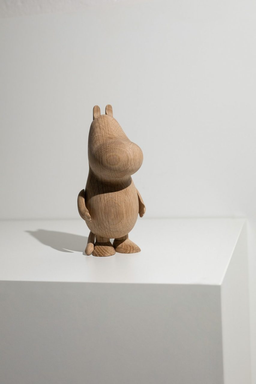Wooden moomin figurine