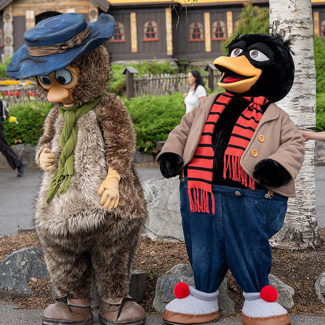 Flåklypa, Solan, Ludvig, meet & greet, Hunderfossen