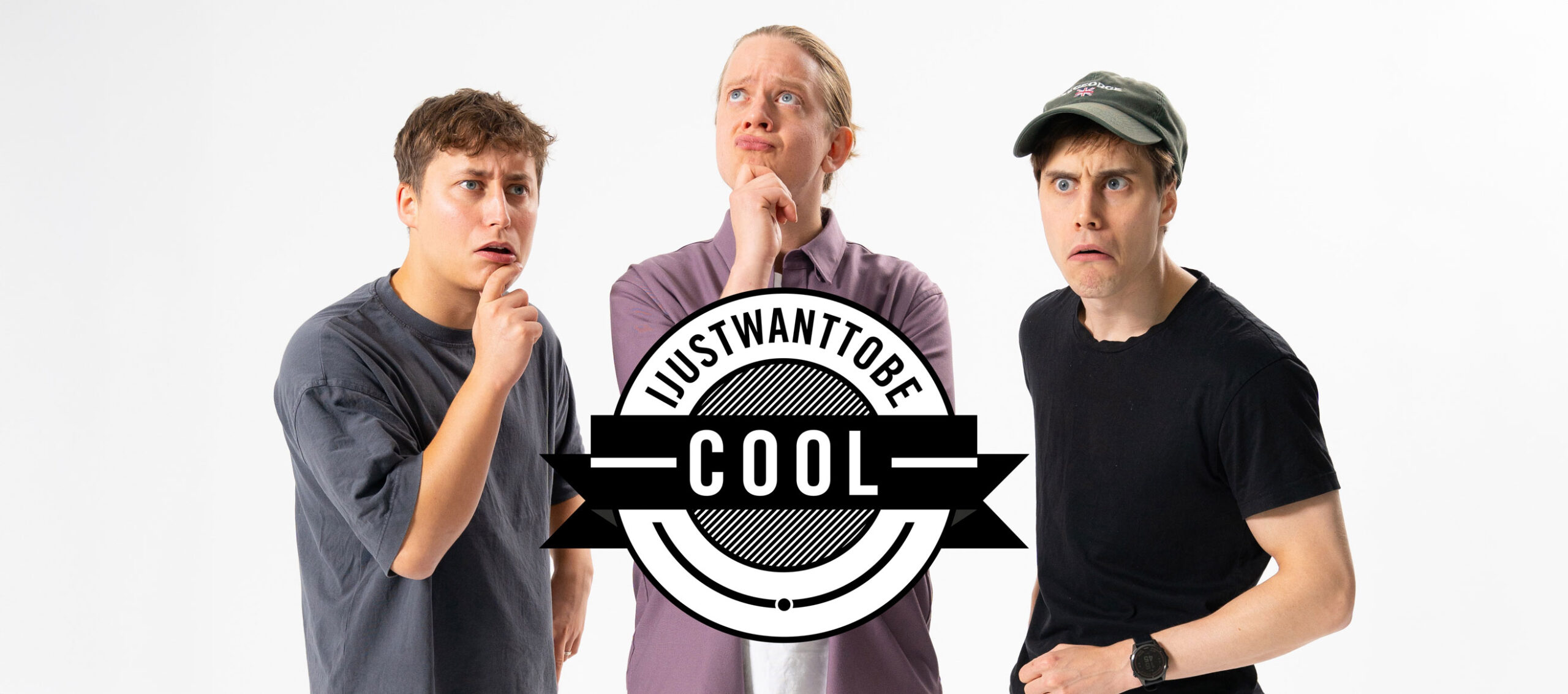 IJustWantToBeCool trio with logo
