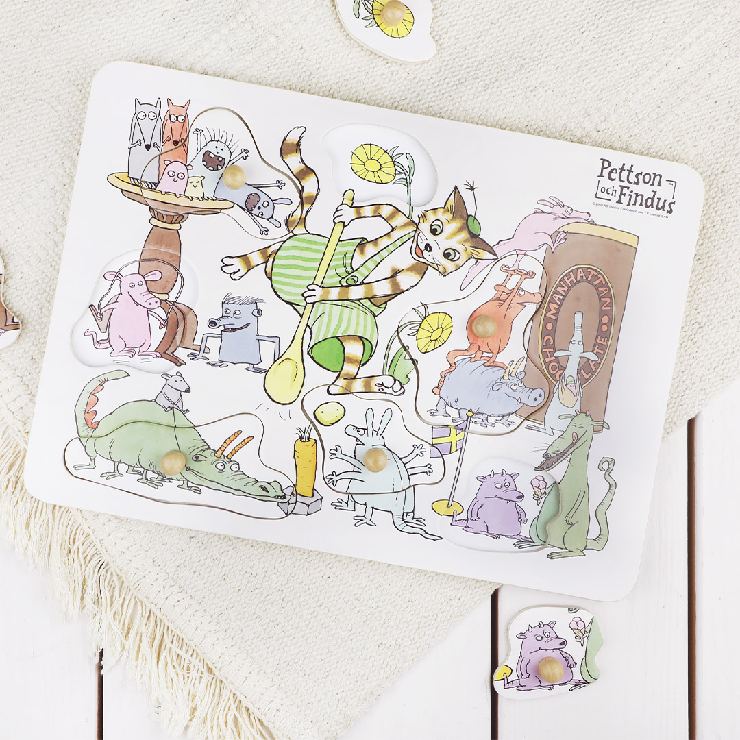 puzzle with findus illustration