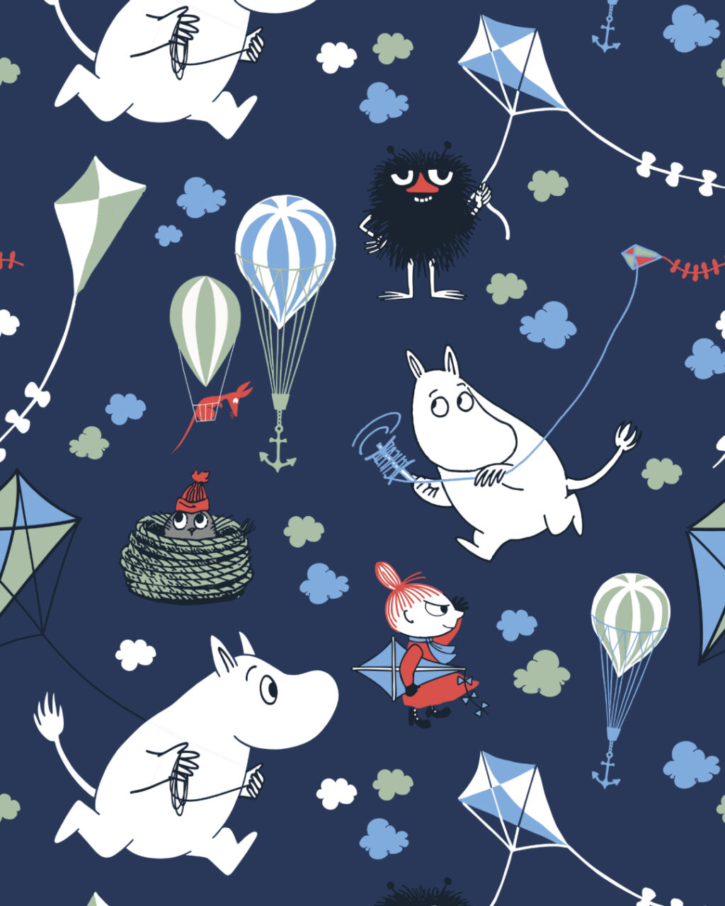 Moomin pattern