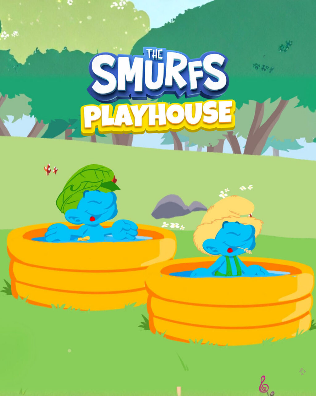 smurfs playhouse