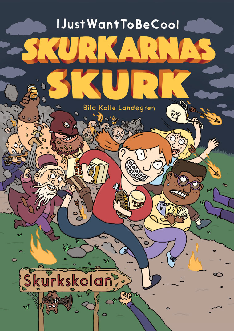 Skurkarnas Skurk book 1, by IJustWantToBeCool, book cover