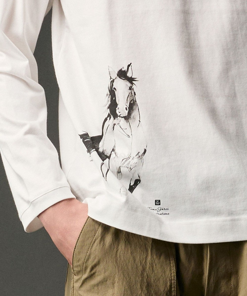 horse print close up