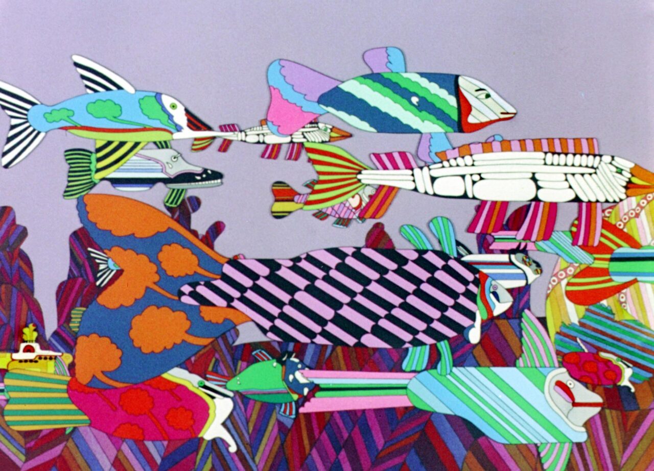 Yellow Submarine, The Beatles, music, band, movie, fish