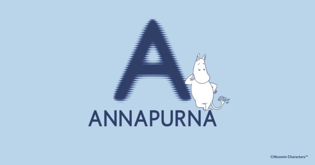 annapurna logo and moomintroll