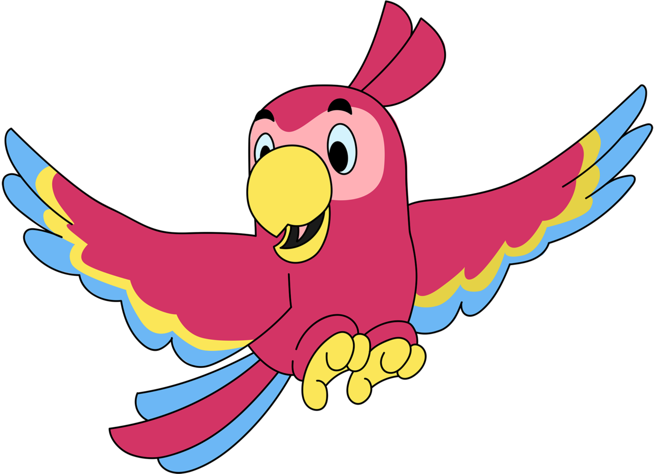 Arne Alligator, Arnie Alligator, parrot