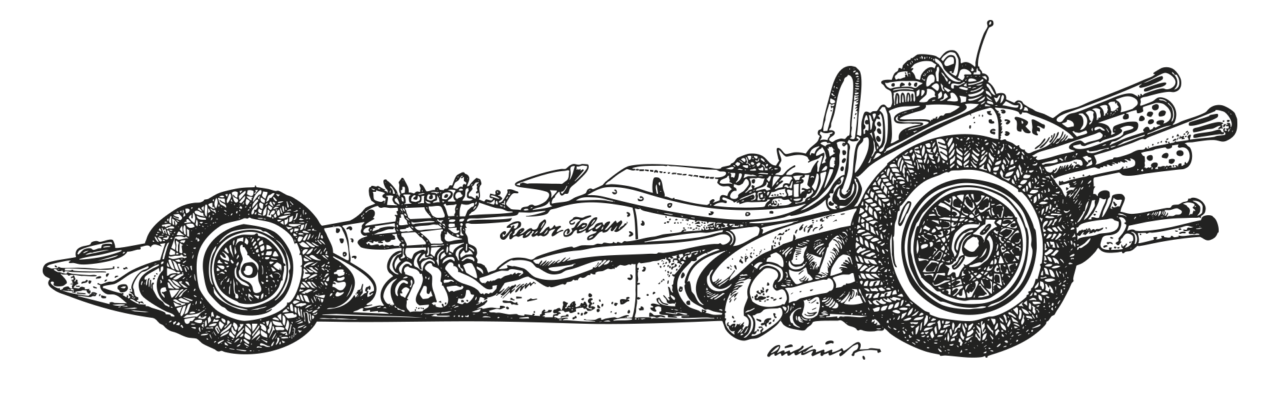 Flåklypa, Kjell Aukrust, Reodor Felgen, car, racing