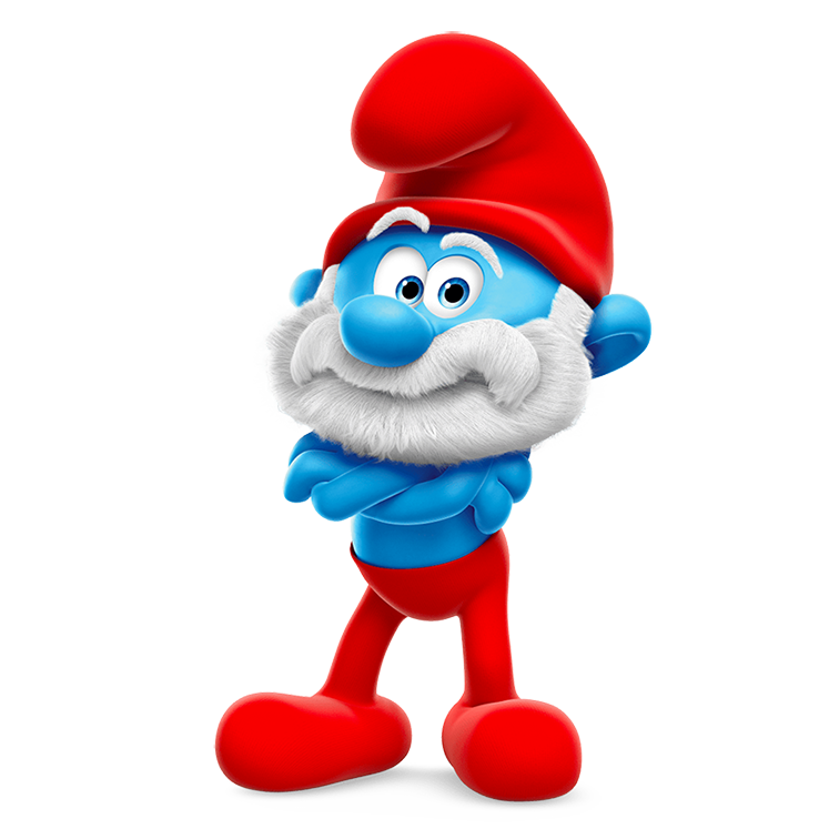 Papa Smurf in 3D