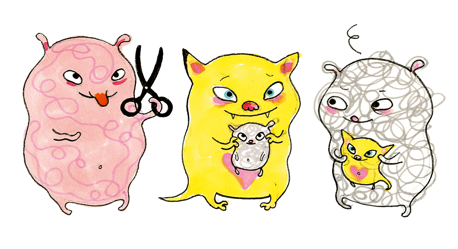 Illustrations of Who characters